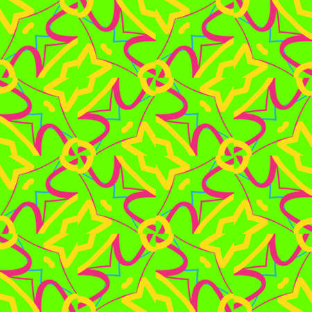 Seamless vector geometric patternのイラスト素材