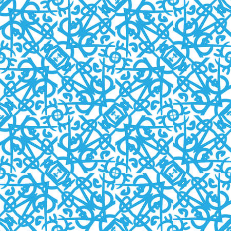 Seamless vector geometric pattern