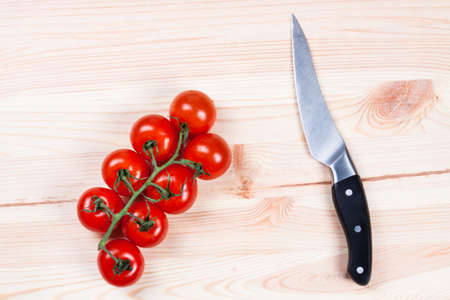 Italian food ingredients on wooden backgroundの写真素材
