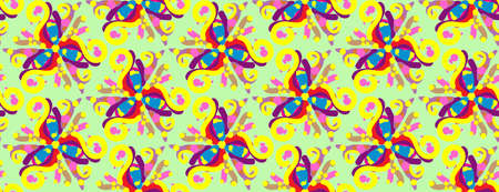 Seamless vector geometric patternのイラスト素材