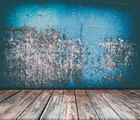 room interior vintage with wood floor backgroundの写真素材