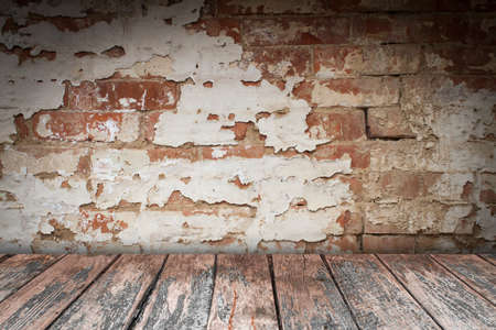 room interior vintage with wood floor backgroundの写真素材