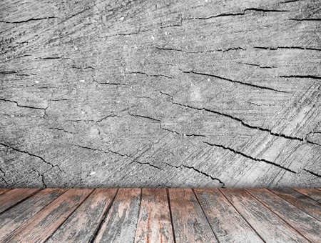 room interior vintage with wood floor backgroundの写真素材