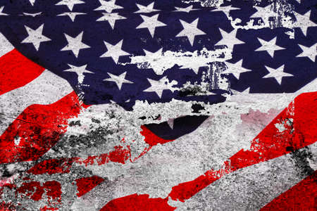 Vintage USA style background. Scratched background