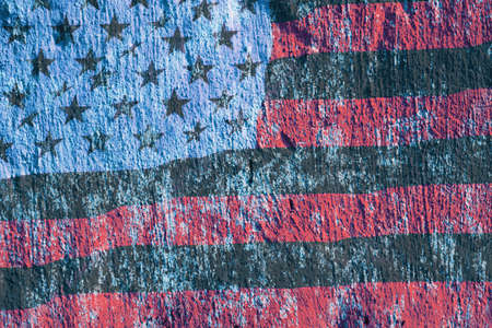 Vintage USA style background. Scratched backgroundの写真素材