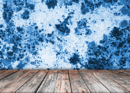 room interior vintage with wood floor backgroundの写真素材