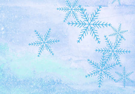 Christmas background with snowflakes. Abstract backgroundの写真素材