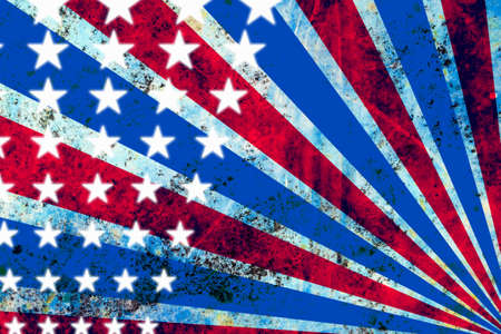 Vintage USA style background. Scratched backgroundの写真素材