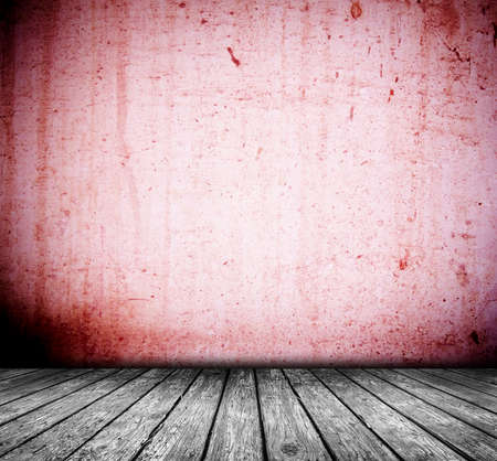 room interior vintage with wood floor backgroundの写真素材