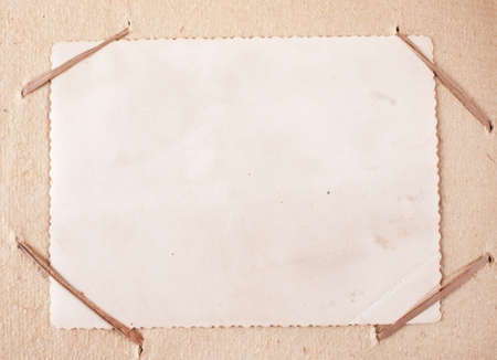 Old photo frame close up. Old texture backgroundの写真素材