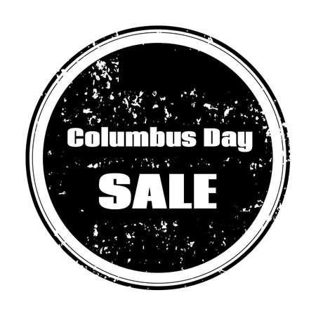 Welcome to Columbus stamp. Design  element.のイラスト素材