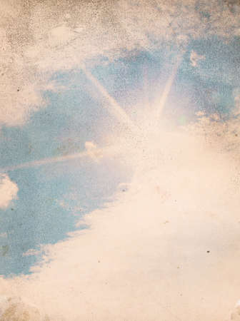 Blue sky with clouds. The sky with clouds for background. Nature backgroundの写真素材