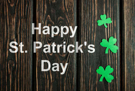 Happy St. Patrick's Day background. Greeting card.