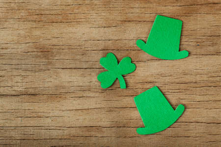 Happy St. Patrick's Day background. Greeting card.の写真素材