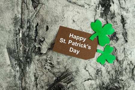Happy St. Patrick's Day background. Greeting card.の写真素材