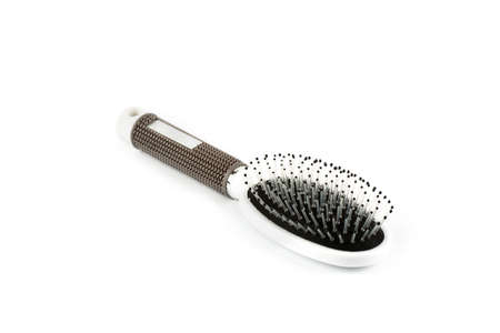 Comb isolated on white background. Accessories for hairdressersの写真素材