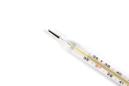 Thermometer isolated on white background. Medical equipment