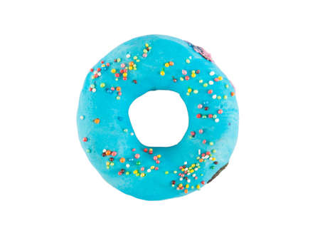 Fresh donuts isolated on white background. Food objectsの写真素材