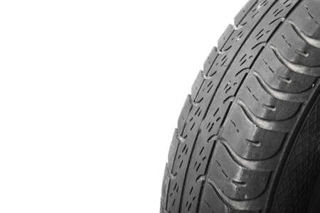 Car tire isolated on white background. Objects isolatedの写真素材