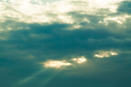 Blue sky with clouds. Nature background. Landscape