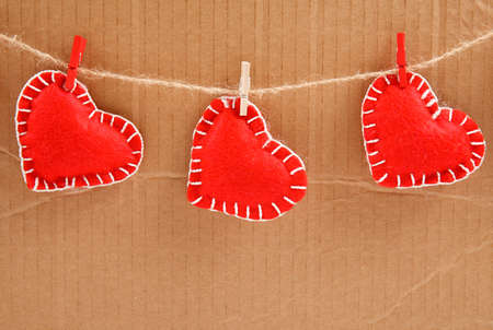 Red heart close up. Happy valentine's day backgroundの写真素材