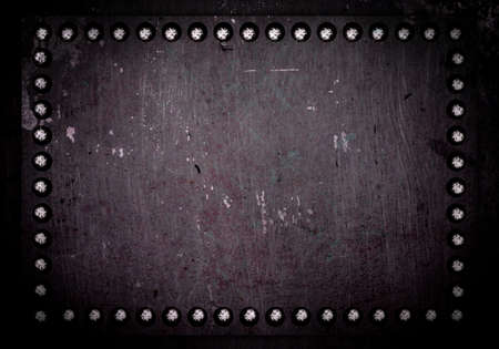 Old grunge wall with wood flour. Scratched background
