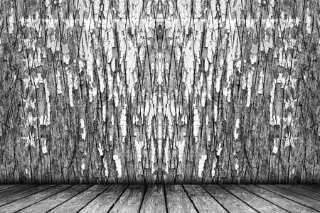 Old grunge stage american background with wood flourの写真素材