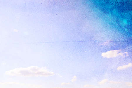 Blue sky with white clouds. Nature background