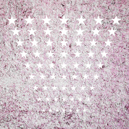 Background with stars. Old grunge scratched textureの写真素材