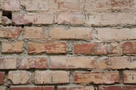 Old brick wall texture background. Retro stone