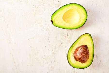 Ripe fresh avocado close up. Health food. Fresh fruits