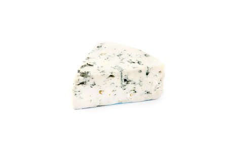 Blue cheese isolated on white background. Food ingredientsの写真素材