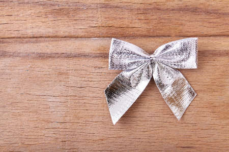 Christmas background with decoration on dark wooden boardの写真素材