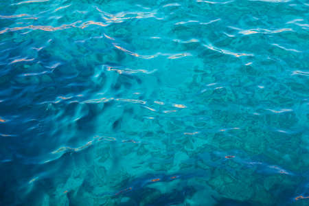 sea wave close up, low angle view. Nature backgroundの写真素材