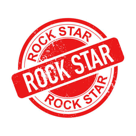 Rock stars grunge design on white backgroundのイラスト素材