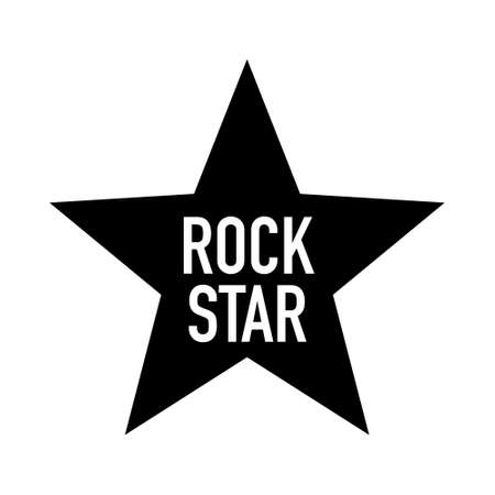 Rock stars grunge design on white backgroundのイラスト素材