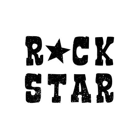 Rock stars grunge design on white backgroundのイラスト素材