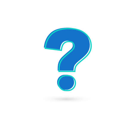 Help Sign Icon Vector Template Illustration Design. Vectorのイラスト素材