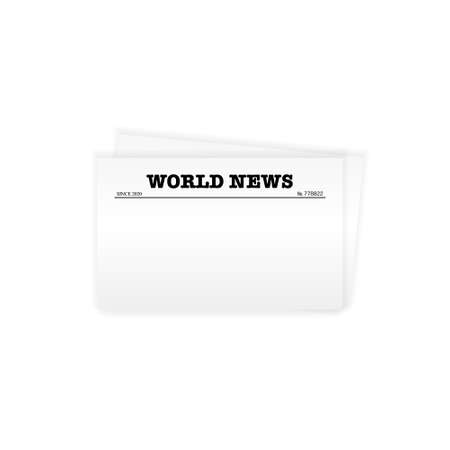 Blank newspaper template with copy space for news and textのイラスト素材