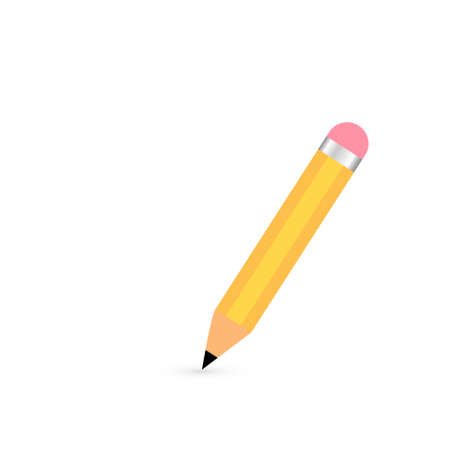 pencil school supply isolated icon on white backgroundのイラスト素材