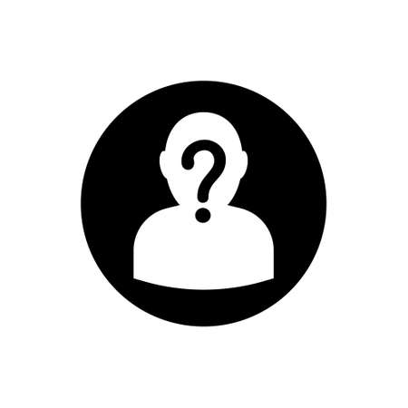 Anonymous vector pictograph. Style is flat graphic symbol. Vector illustrationのイラスト素材