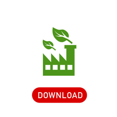 eco icon of energy on white background. Vector signのイラスト素材