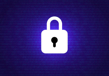 Consumer Privacy Act with lock. illustration for editorial and websites
