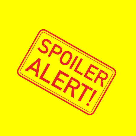 Spoiler alert grunge rubber stamp on white background, vector illustrationのイラスト素材