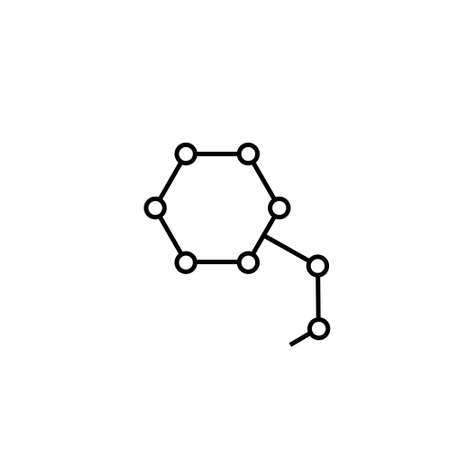 hormones icon from sauna outline collection. Thin line hormones icon isolated on white background.のイラスト素材