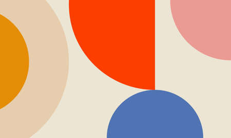 Vector circular abstract background, circles geometric shapes
