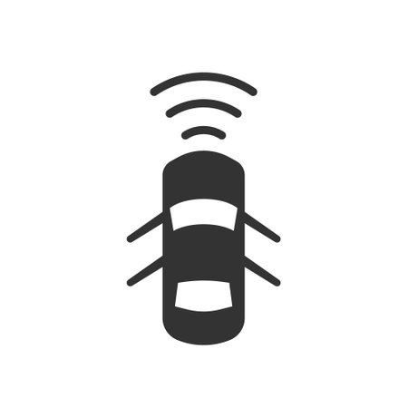 Door open icon symbol. Premium quality isolated autocar element in trendy styleのイラスト素材