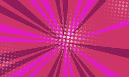 Pop art pink comics book cartoon magazine cover. Vector backgroundのイラスト素材