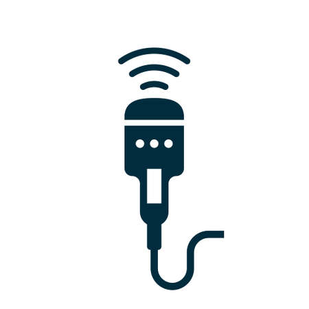 Ultrasound vector icon illustration. Creative sign from biotechnology icons collection.のイラスト素材