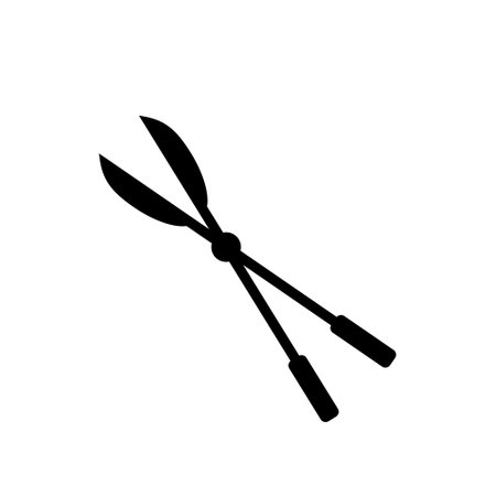 clippers garden icon isolated sign. symbol vector illustrationのイラスト素材